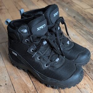 Kids Black Hiking Boots